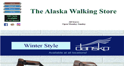 Desktop Screenshot of alaskawalkingstore.com